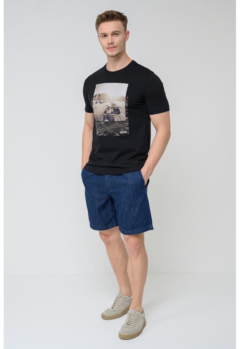 Тениска с фотопринт BOSS