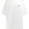 Тениска с шарка и паднали ръкави GUESS