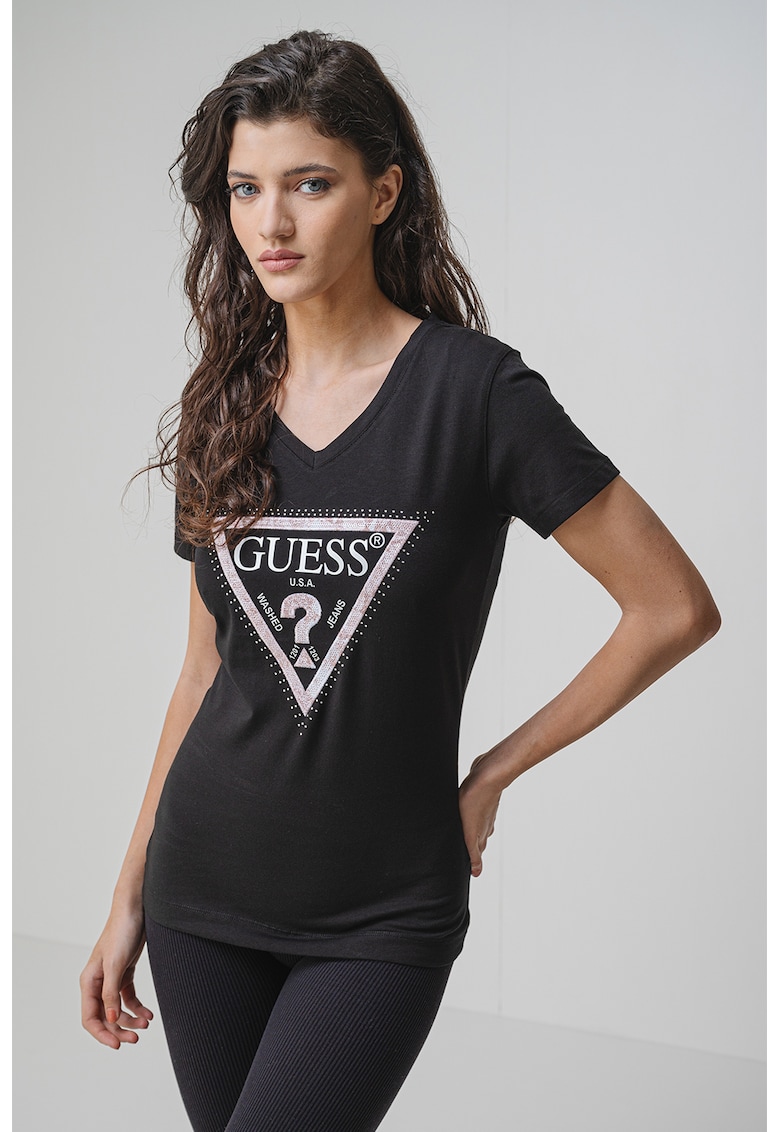Тениска с шпиц GUESS