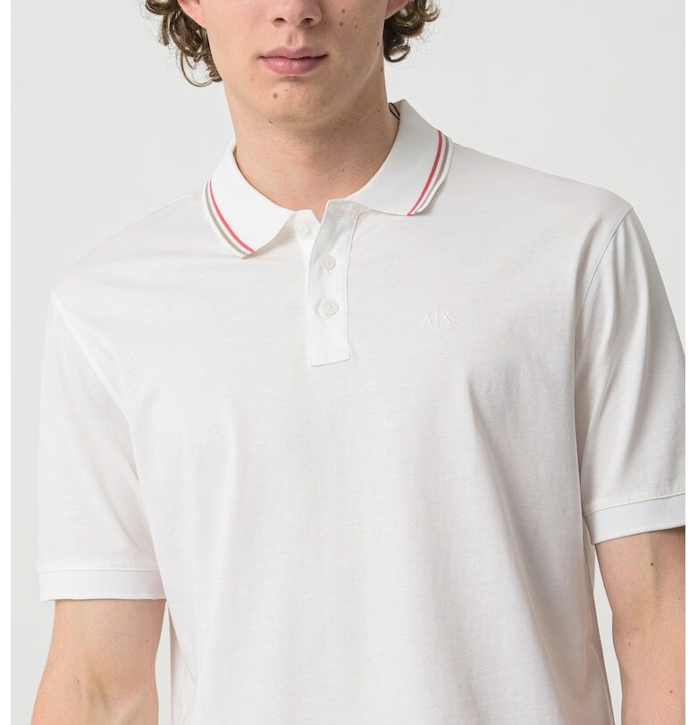 Тениска с яка ARMANI EXCHANGE