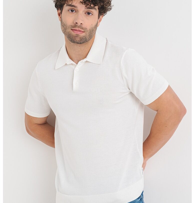 Тениска с яка ARMANI EXCHANGE