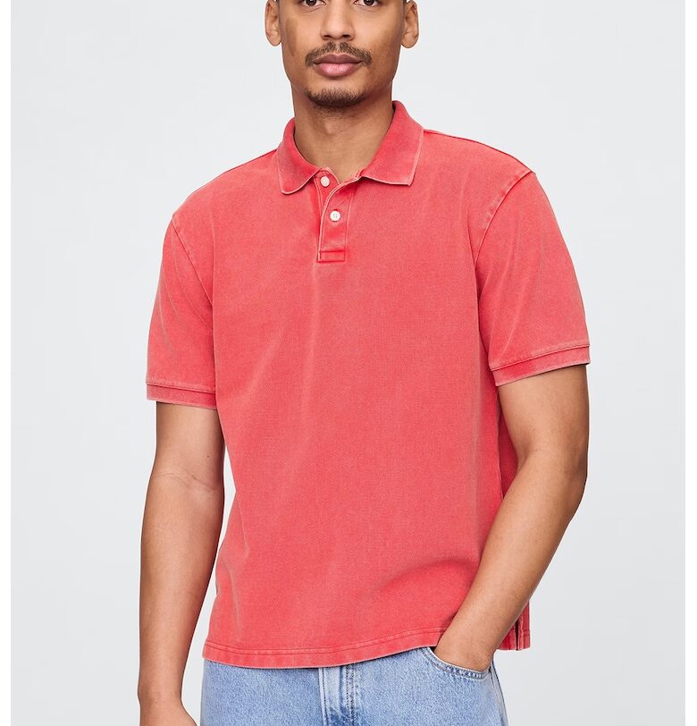 Тениска с яка GAP