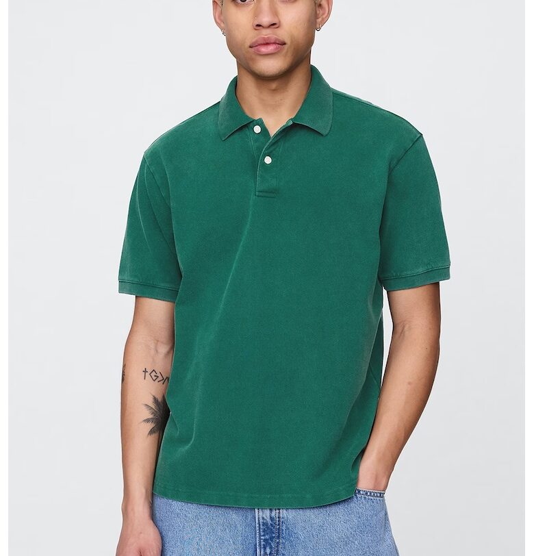 Тениска с яка GAP