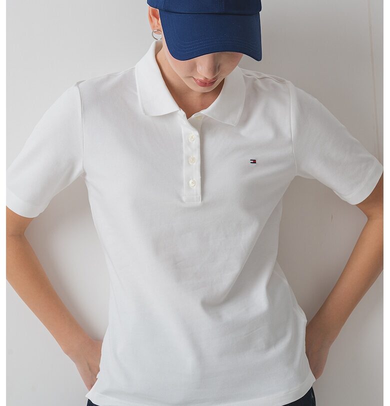 Тениска с яка Tommy Hilfiger