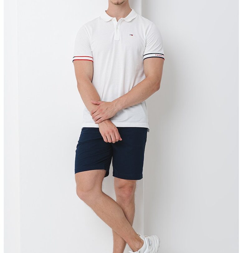 Тениска с яка Tommy Jeans