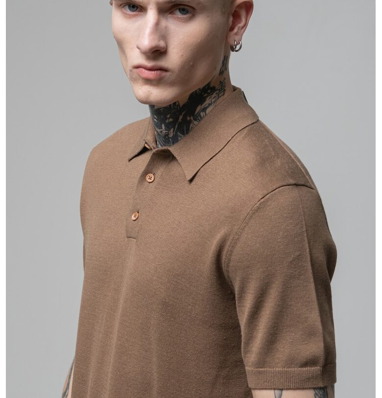 Тениска с яка United Colors of Benetton