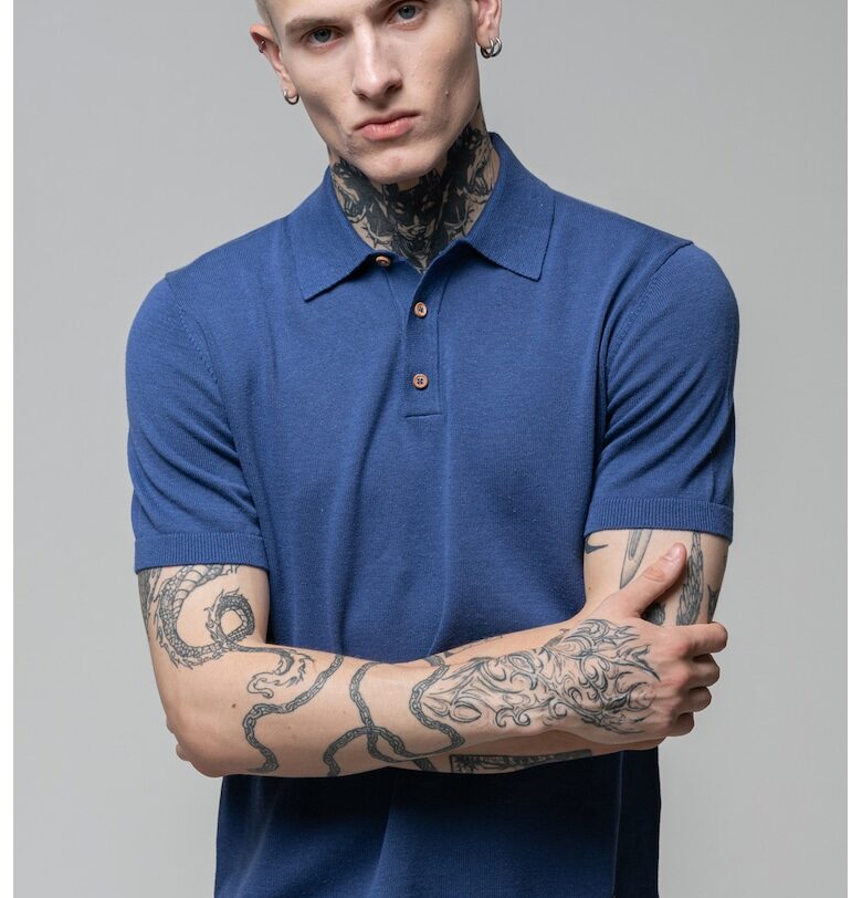 Тениска с яка United Colors of Benetton