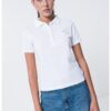 Тениска с яка и джоб на гърдите GUESS JEANS