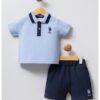 Тениска с яка и къс панталон US Polo Assn