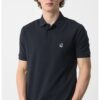 Тениска с яка и лого ARMANI EXCHANGE