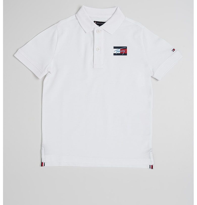 Тениска с яка и лого Tommy Hilfiger