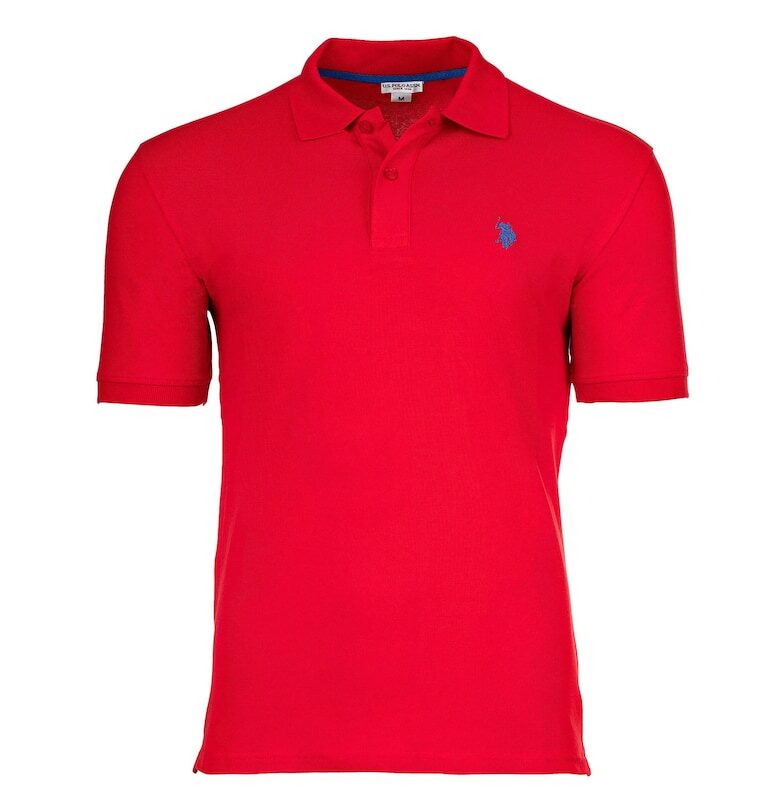 Тениска с яка и лого US Polo Assn