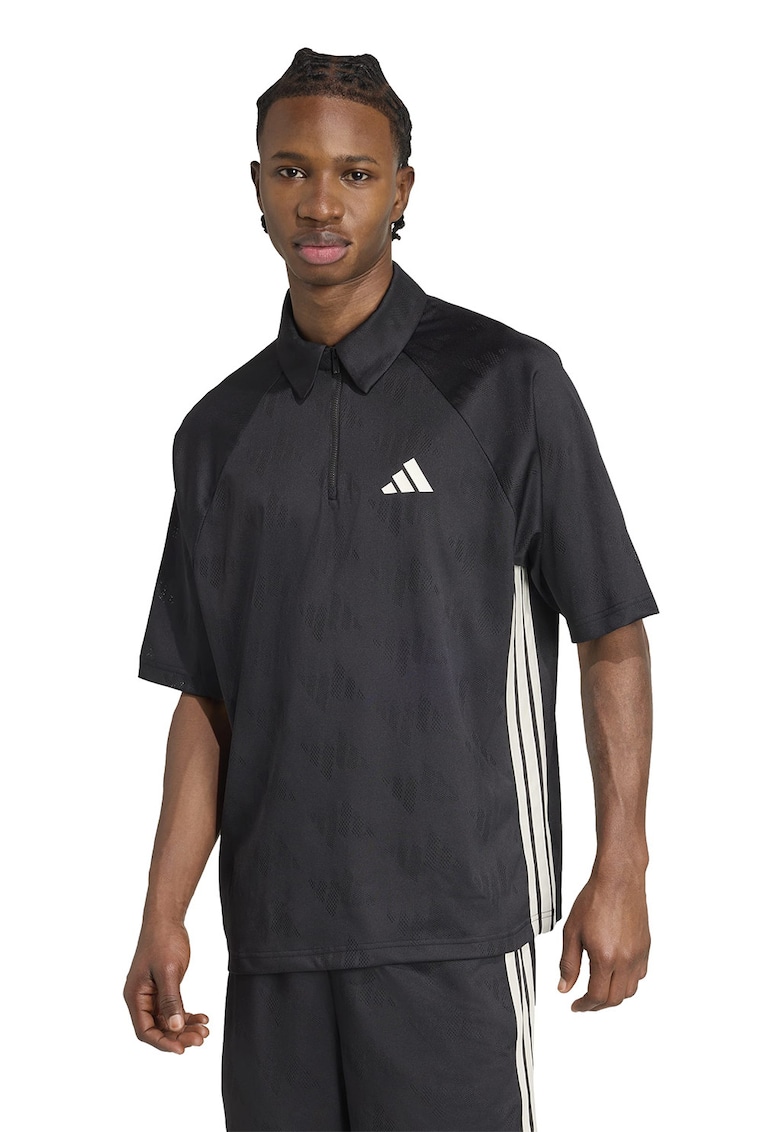 Тениска с яка и ръкави реглан adidas Sportswear