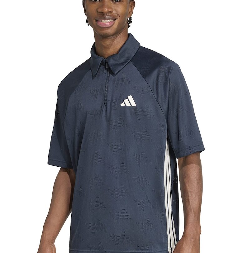 Тениска с яка и ръкави реглан adidas Sportswear
