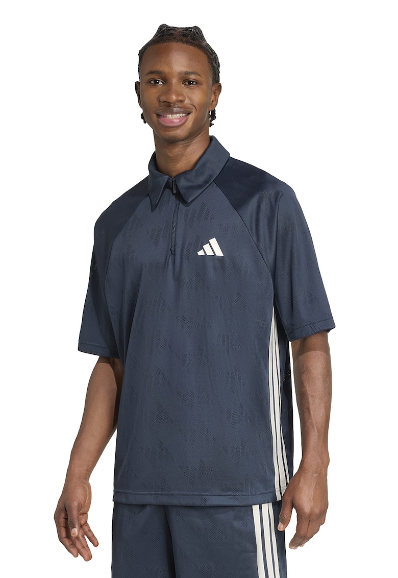 Тениска с яка и ръкави реглан adidas Sportswear
