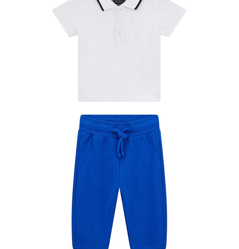 Тениска с яка и спортен панталон - 2 части GUESS KIDS