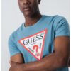 Тениска слим с лого GUESS