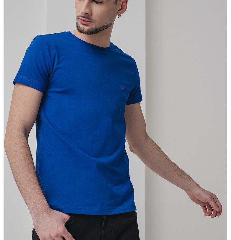 Тениска слим с овално деколте Tommy Hilfiger