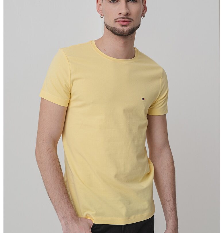 Тениска слим с овално деколте Tommy Hilfiger