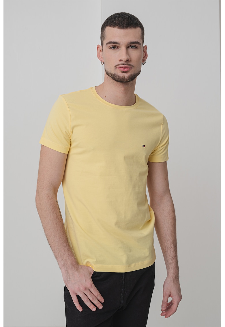 Тениска слим с овално деколте Tommy Hilfiger