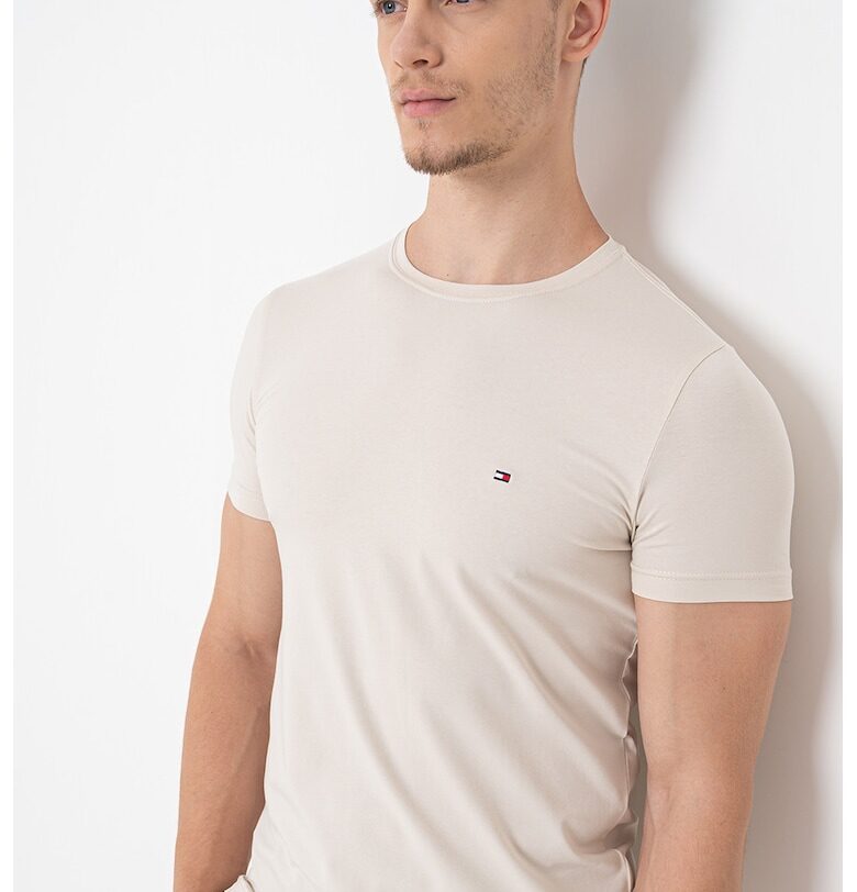 Тениска слим с овално деколте Tommy Hilfiger
