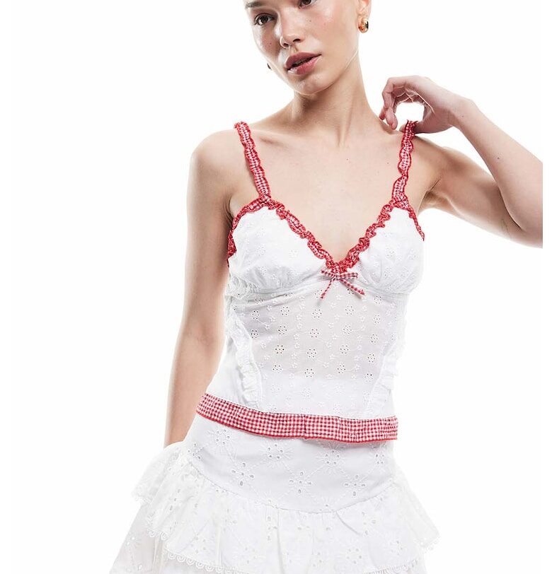 Топ с контрастни краища KOTON