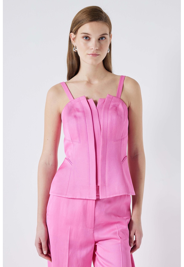 Топ с лен и цип Ipekyol