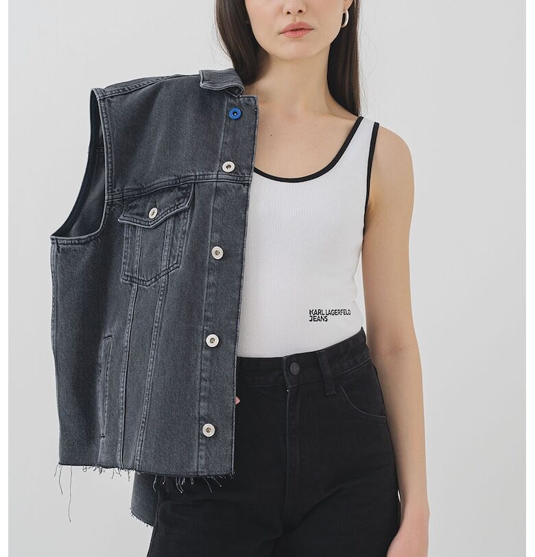 Топ с лого KARL LAGERFELD JEANS