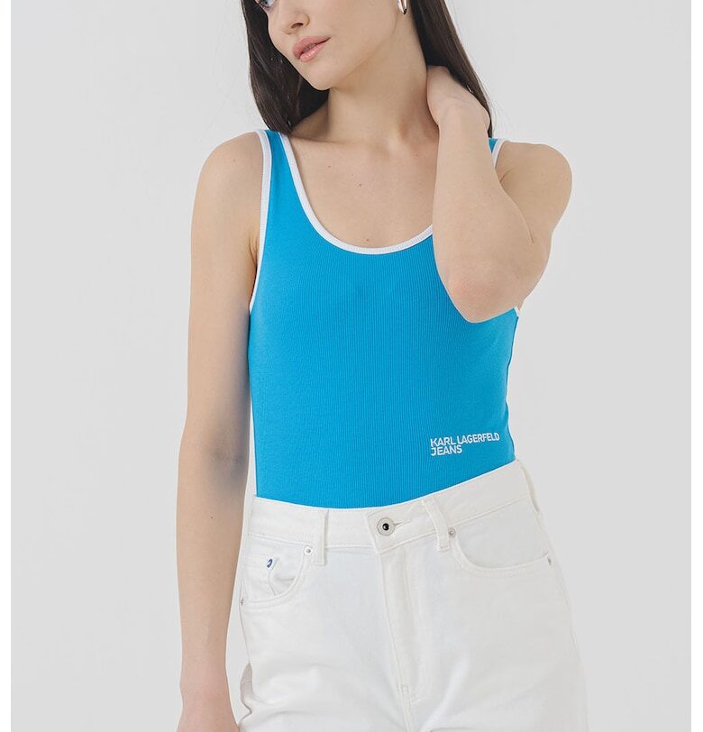 Топ с лого KARL LAGERFELD JEANS