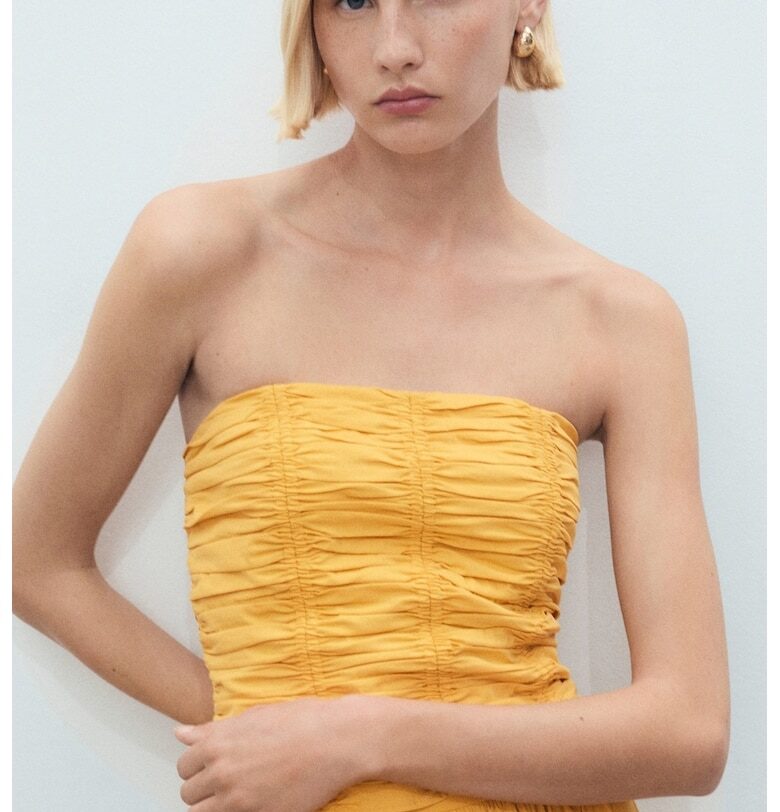 Топ с набирания Mango