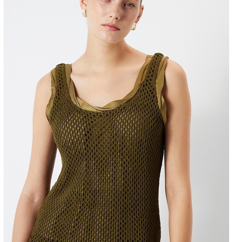 Топ с овално деколте и ажур Ipekyol