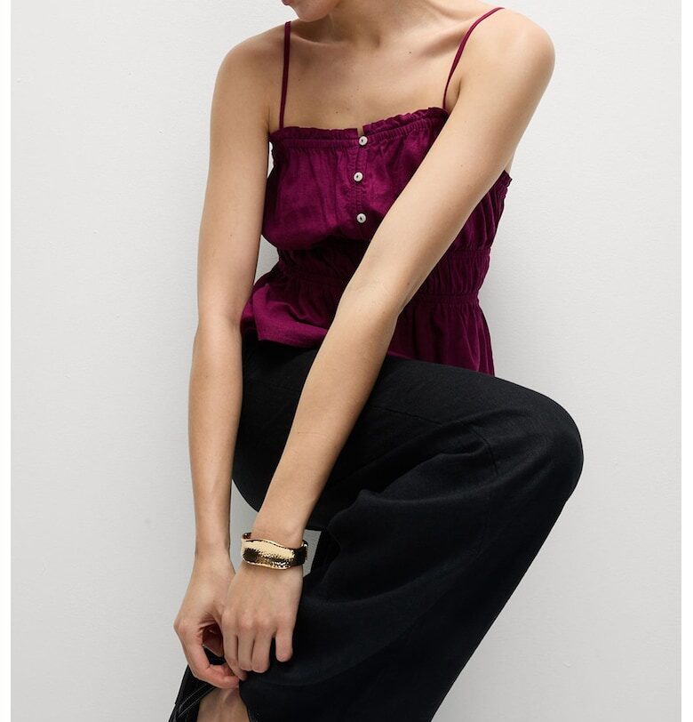 Топ с тънки презрамки Marks  Spencer