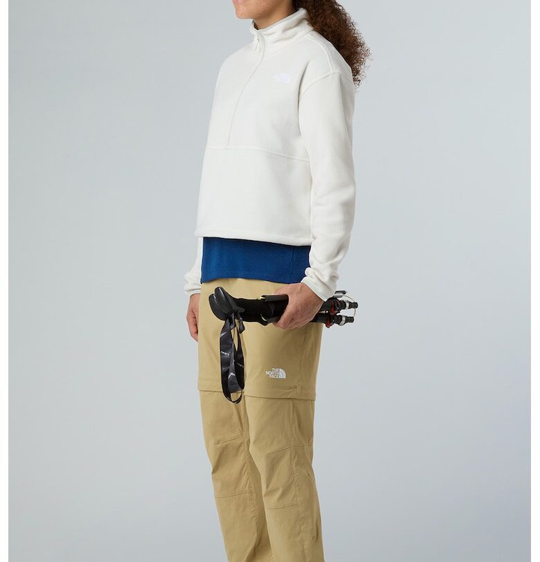 Трекинг суитшърт Glacier с къс цип The North Face