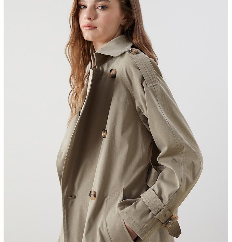 Тренч с колан LC WAIKIKI