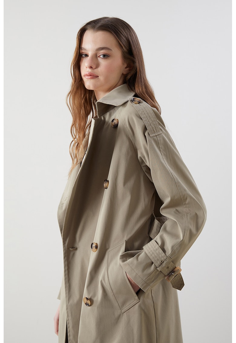 Тренч с колан LC WAIKIKI