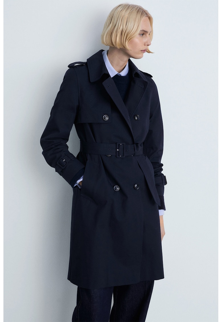 Тренч с колан Mango