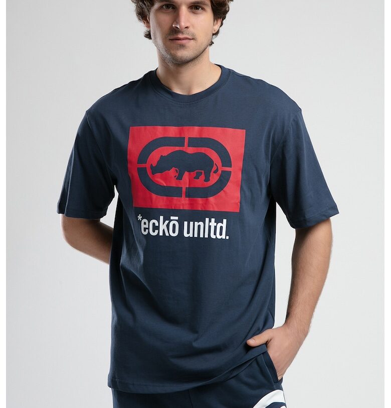 Уголемена тениска Ithaca с лого Ecko Unlimited