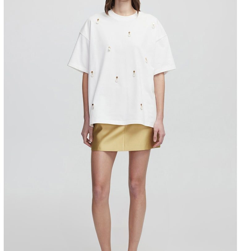 Уголемена тениска с апликации Ipekyol