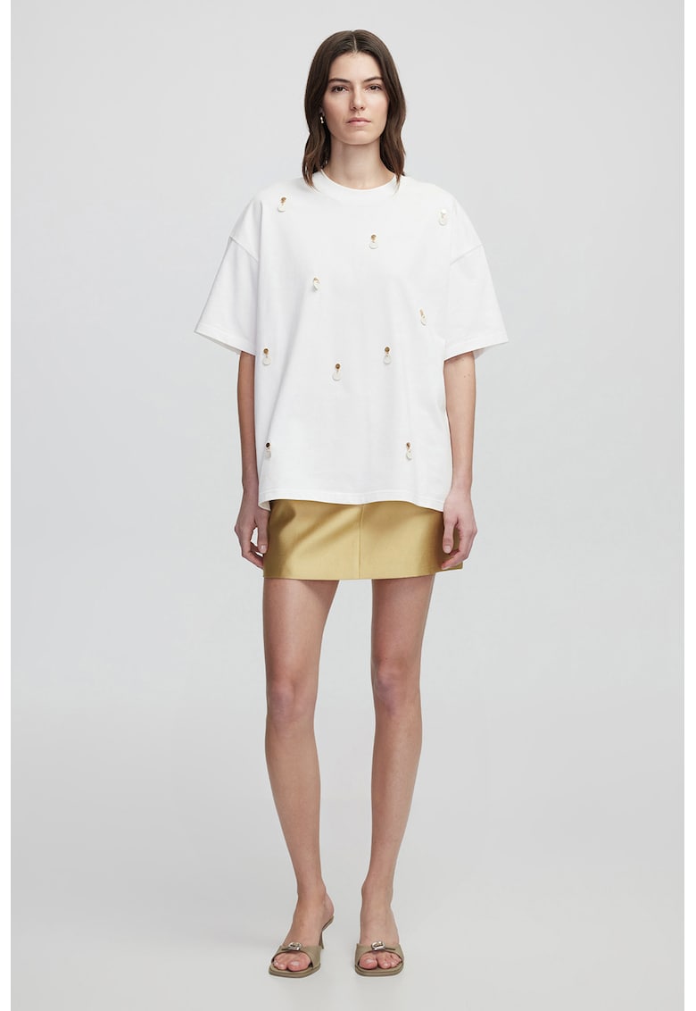 Уголемена тениска с апликации Ipekyol