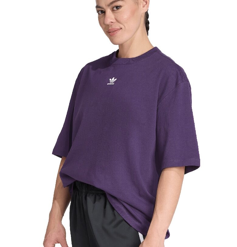 Уголемена тениска с лого adidas Originals