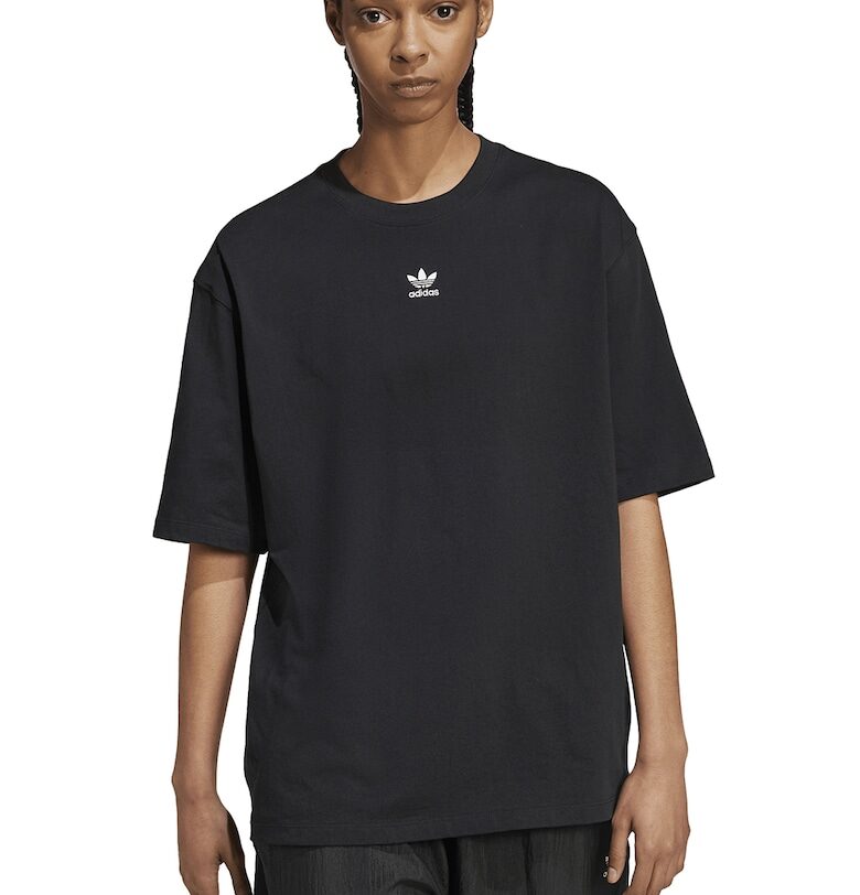 Уголемена тениска с лого adidas Originals