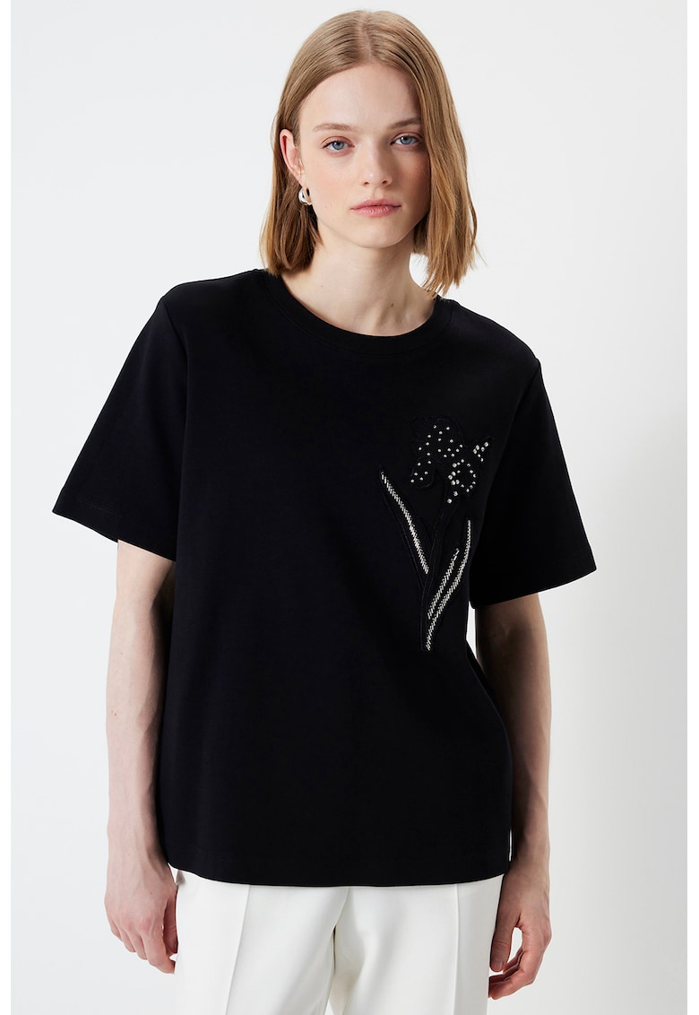 Уголемена тениска с овално деколте Ipekyol