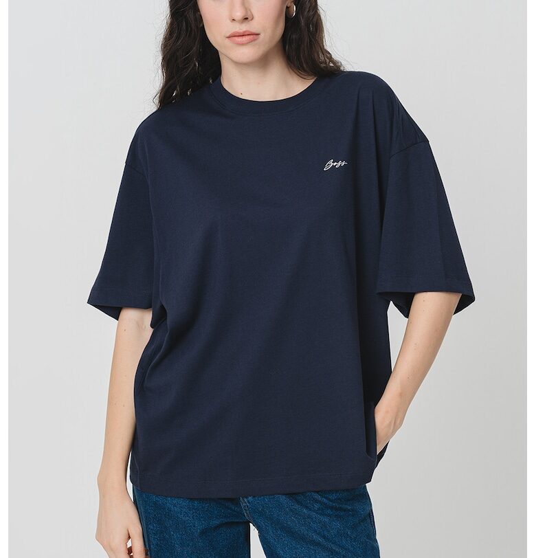 Уголемена тениска с паднали ръкави BOSS