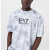 Уголемена тениска с принт EA7