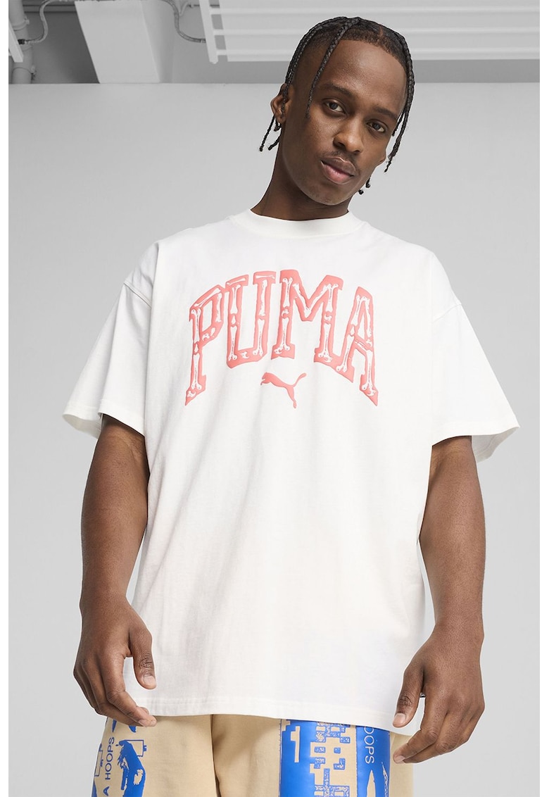Уголемена тениска с принт Puma