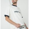 Уголемена тениска с райе CALVIN KLEIN JEANS