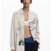 Уголемена флорална риза DESIGUAL