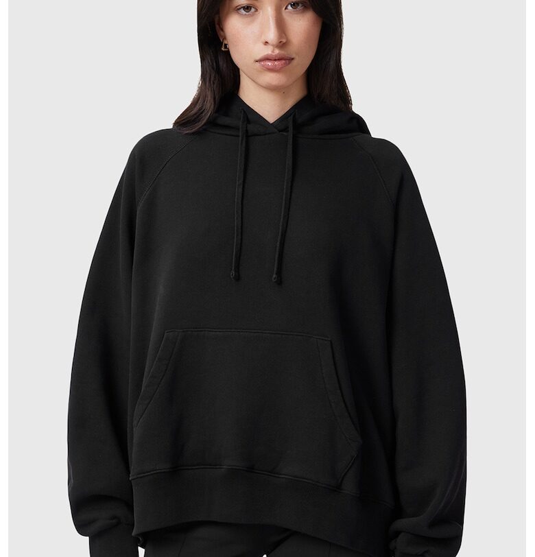 Уголемено худи Talon от органичен памук AllSaints