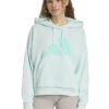 Уголемено худи с лого adidas Sportswear