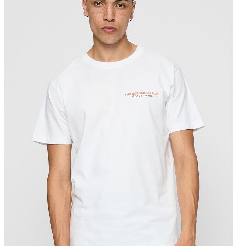 Унисекс памучна тениска с принт Mister tee